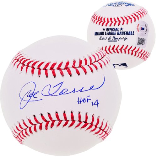 Joe Torre Autographed Signed Official MLB Baseball New York Yankees "HOF 14" Beckett Beckett Witness #210822 