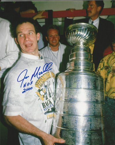Joey Mullen Autographed Signed "HOF 2000" Pittsburgh Penguins 16X20 Photo - Autographs