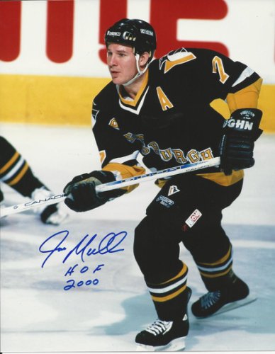 Joey Mullen Autographed Signed "HOF 2000" Pittsburgh Penguins 16X20 Photo - Autographs