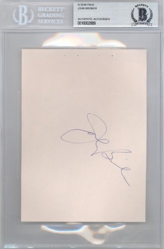 John Brisker Autographed Signed 4.5X6 Album Page Seattle Super Sonics Beckett Beckett 