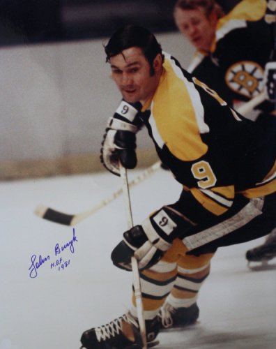 John Bucyk Autographed Signed 16 X 20 Boston Bruins Photo - Autographs