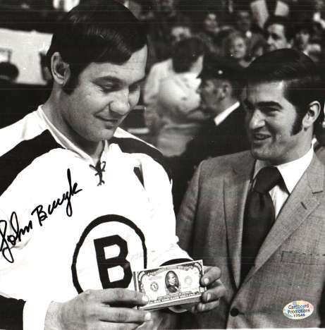 John Bucyk Autographed Signed 8X10 Boston Bruins Photo - Autographs