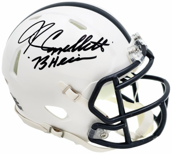 John Cappelletti Autographed Signed Penn State Nittany Lions White Speed Mini Helmet "73 Heisman" JSA 