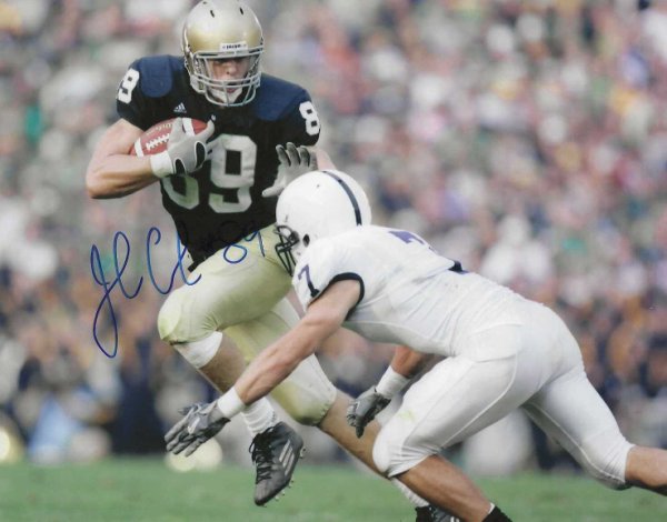 John Carlson Autographed Signed 8X10 Notre Dame Photo - Autographs