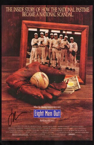 John Cusack Autographed Signed Eight Men Out 11x17 Movie Poster 