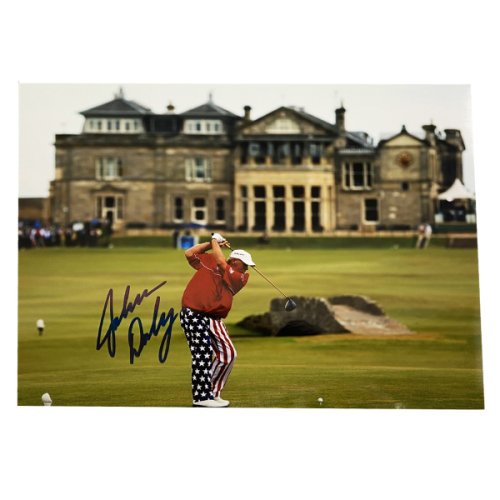 John Daly Autographed 8x10 Photo St. Andrews Shot - JSA Authentic