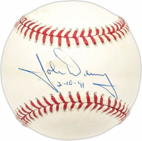 John Denny Autographed Signed Official Nl Baseball Philadelphia Phillies "33279" JSA 