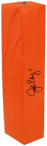 John Elway Autographed Signed Orange Endzone Pylon 