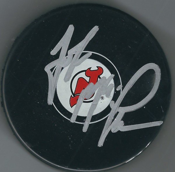 John Maclean Autographed Signed New Jersey Devils Hockey Puck - Autographs