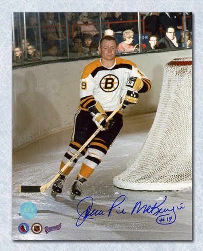 John Mckenzie Autographed Signed Boston Bruins Hockey 8x10 Photo