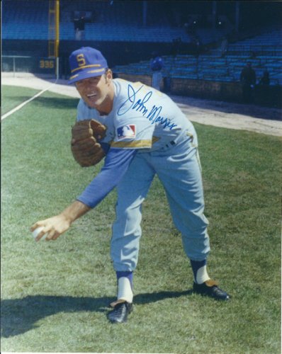John Morris Autographed Signed 8X10 Seattle Pilots Photo - Autographs