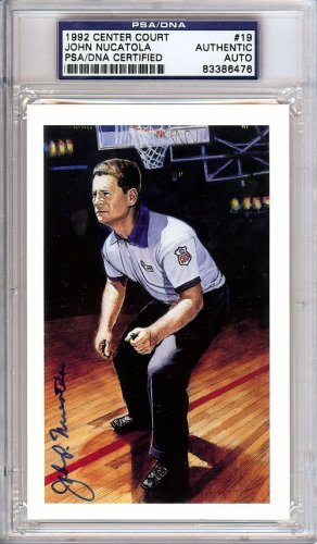 John Nucatola Autographed 1992 Center Court Card #19 PSA/DNA