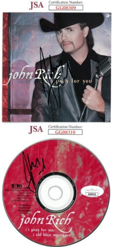 John Rich Autographed Signed 2000 I Pray For You Single CD Cover & CD- JSA Hologram #GG08309 & #GG08310 