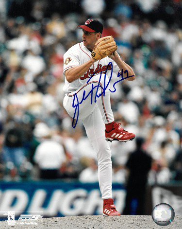 John Rocker Autographed Atlanta Pro Style White Baseball Jersey (JSA)
