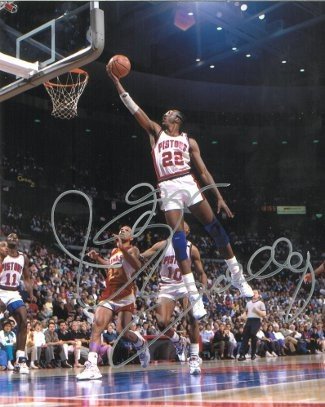 John Salley Autographed Signed Detroit Pistons 8x10 Basketball Photo 