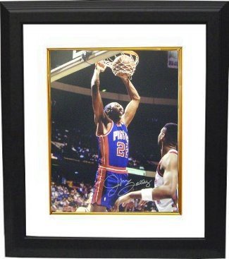 John Salley Autographed Signed Detroit Pistons 8x10 Photo Custom Framing 
