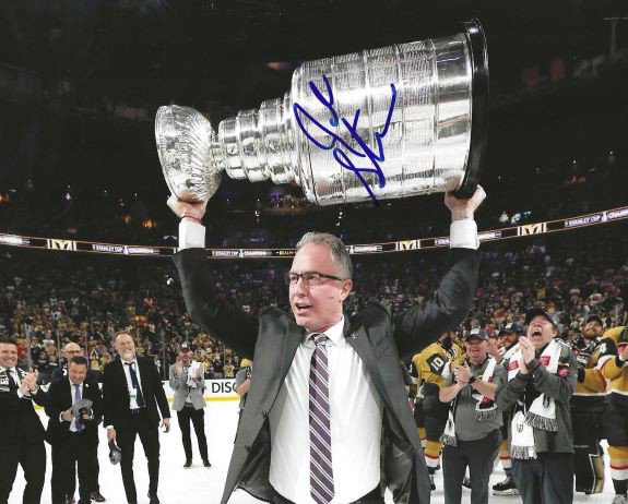 John Stevens Autographed Signed 8X10 Vegas Golden Kinghts Photo - Autographs