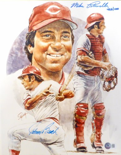 Johnny bench autographed jersey deals