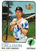 Johnny Callison Autographed Signed 2001 Topps Archive Card - Autographs