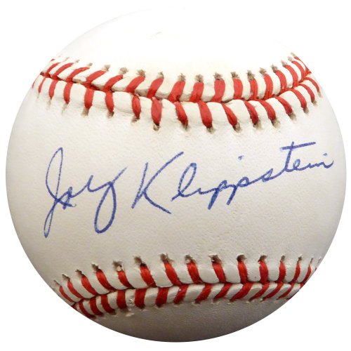 Johnny Klippstein Autographed Signed Official Al Baseball Chicago Cubs, Los Angeles Dodgers Beckett Beckett 