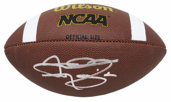 Johnny Manziel Autographed Signed Wilson NCAA Full Size Football 