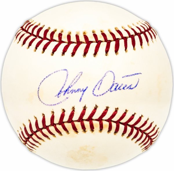 Johnny Oates Autographed Signed Official Al Baseball Los Angeles Dodgers, Baltimore Orioles Beckett Beckett Qr #Bm25043 
