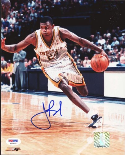 Jonathan Bender Autographed Signed 8X10 Photo Indiana Pacers PSA/DNA 