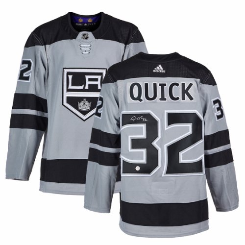 Jonathan Quick Autographed Signed Los Angeles Kings Alternate adidas Jersey
