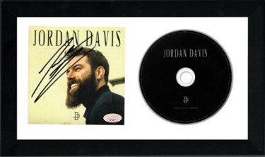 Jordan Davis Autographed Signed 2020 Self Titled EP Cover w/ CD 6.5x12 Custom Framing- JSA 
