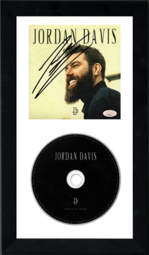 Jordan Davis Autographed Signed 2020 Self Titled EP Cover w/ CD 6.5x12 Custom Framing- JSA 