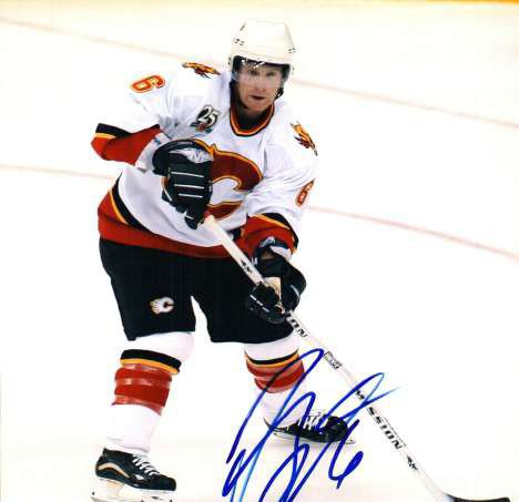 Jordan Leopold Autographed Signed Calgary Flames Photo - Autographs