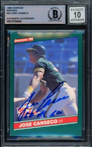 FRAMED Autographed/Signed JOSE CANSECO 33x42 Oakland Green Jersey JSA –  Super Sports Center