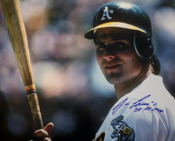 Jose Canseco Autographed Signed Oakland A's 11X14 Photo - Autographs 