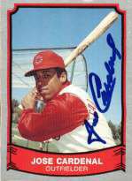 Jose Cardenal Autographed Signed Pacific Legends Card - Autographs