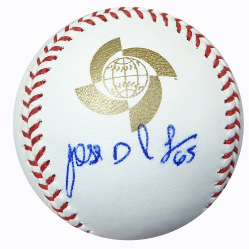 Jose De Leon Autographed Signed Official 2013 Wbc Baseball Los Angeles Dodgers Beckett Beckett 