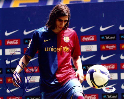 Jose Martin Caceres Autographed Signed 8X10 Photo Barcelona PSA/DNA 