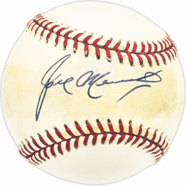 Jose Morales Autographed Signed Official Al Baseball Minnesota Twins, Los Angeles Dodgers Beckett Beckett Qr #Bm25916 