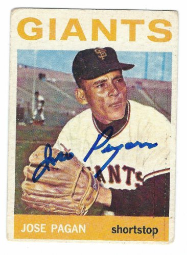 Jose Pagan Autographed Signed 1964 Topps Card - Autographs