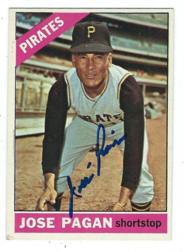Jose Pagan Autographed Signed 1966 Topps Card - Autographs