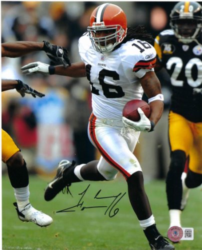Josh Cribbs Cleveland Browns 8-3 8x10 Autographed Signed Photo - Beckett Authentic 