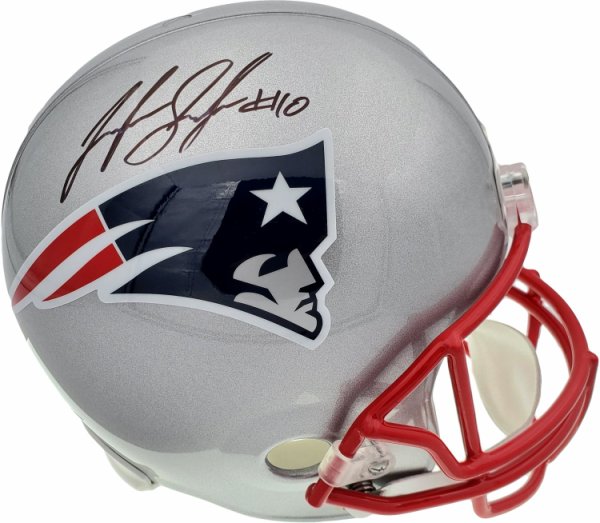 Josh Gordon Autographed Signed New England Patriots Full Size Replica Helmet Beckett Beckett 