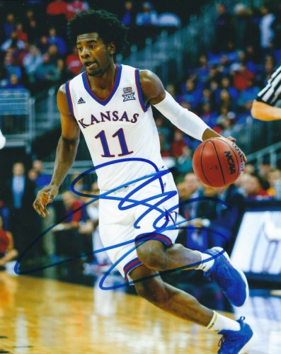 Josh Jackson Autographed Signed Kansas Jayhawks 8X10 Photo - Autographs