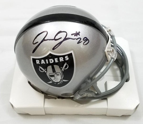 Josh Jacobs Autographed Signed Las Vegas Oakland Raiders Mini Helmet Beckett Witnessed 