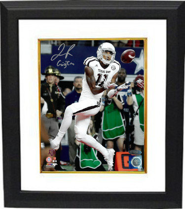 Josh Reynolds Autographed Signed Texas A&M Aggies 8x10 Photo Custom Framing w/ Gig 'Em- Tri-Star Hologram (white jersey) 