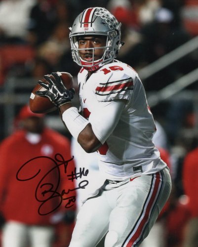 JT Barrett Ohio State Buckeyes 11-1 11x14 Autographed Signed Photo - Barrett Hologram 