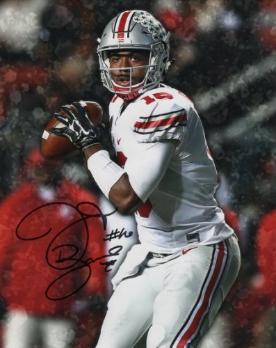JT Barrett Ohio State Buckeyes 11-2 11x14 Autographed Signed Photo - Barrett Hologram 