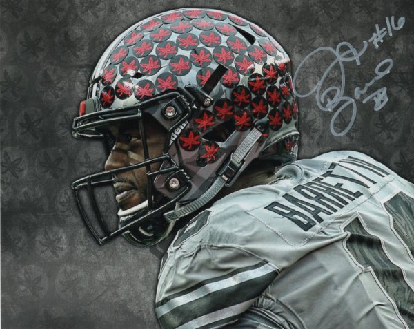 JT Barrett Ohio State Buckeyes 11-3 11x14 Autographed Signed Photo - Barrett Hologram 