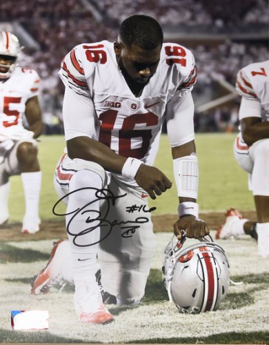 JT Barrett Ohio State Buckeyes 11-4 11x14 Autographed Signed Photo - Barrett Hologram 