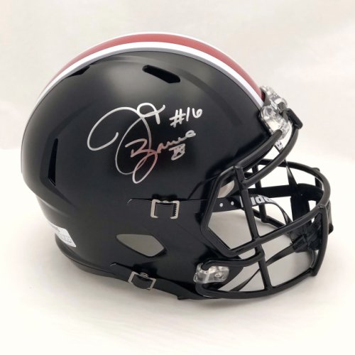 JT Barrett OSU Black Autographed Signed Full Size Replica Helmet - Certified Authentic 