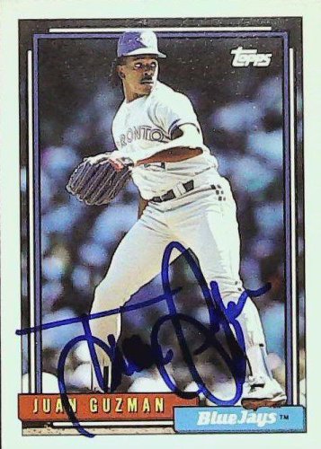 Juan Guzman Autographed Signed 1992 Topps Card - Autographs